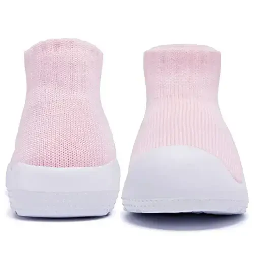 MORENDL Toddler Sock Shoes Baby Walking Shoes Infant Slippers Boys & Girls Non-Slip Sneakers - 4