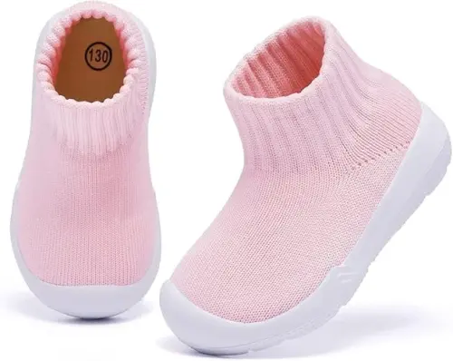 MORENDL Toddler Sock Shoes Baby Walking Shoes Infant Slippers Boys & Girls Non-Slip Sneakers - 2