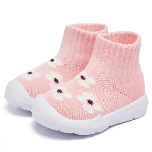 MORENDL Toddler Sock Shoes Baby Walking Shoes Infant Slippers Boys & Girls Non-Slip Sneakers - 1