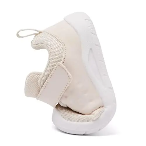 MORENDL Toddler Baby Shoes 0-4 Years Boy Girl Lightweight Breathable Non-Slip Sports Sneakers Running Walking Tennis Barefoot Shoes - 5
