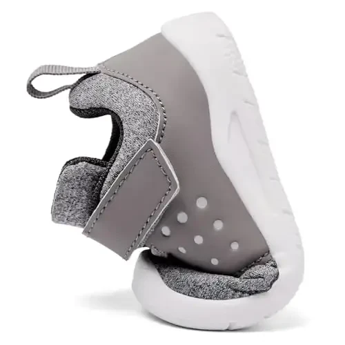 MORENDL Toddler Baby Shoes 0-4 Years Boy Girl Lightweight Breathable Non-Slip Sports Sneakers Running Walking Tennis Barefoot Shoes - 5