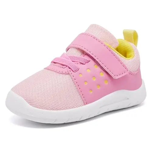 MORENDL Toddler Baby Shoes 0-4 Years Boy Girl Lightweight Breathable Non-Slip Sports Sneakers Running Walking Tennis Barefoot Shoes - MORENDL (1)