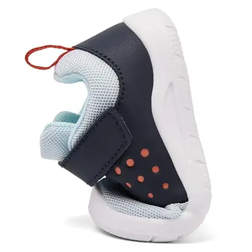 MORENDL Toddler Baby Shoes 0-4 Years Boy Girl Lightweight Breathable Non-Slip Sports Sneakers Running Walking Tennis Barefoot Shoes - 5