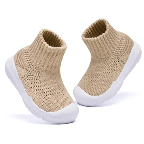 MORENDL Toddler Sock Shoes Baby Walking Shoes Infant Slippers Boys & Girls Non-Slip Sneakers - MORENDL (1)