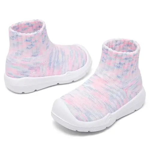 MORENDL Toddler Sock Shoes Baby Walking Shoes Infant Slippers Boys & Girls Non-Slip Sneakers - 3