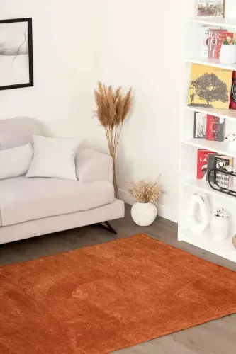 Moreno Viscose Woven Rug Non-Slip Base Washable Tile Kitchen Rug 1138-Tile - 1