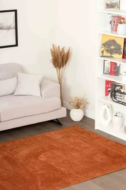 Moreno Viscose Woven Rug Non-Slip Base Washable Tile Kitchen Rug 1138-Tile - 1