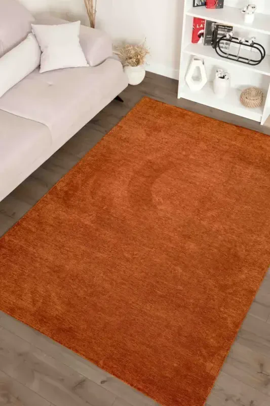 Moreno Viscose Woven Rug Non-Slip Base Washable Tile Kitchen Rug 1138-Tile - 4