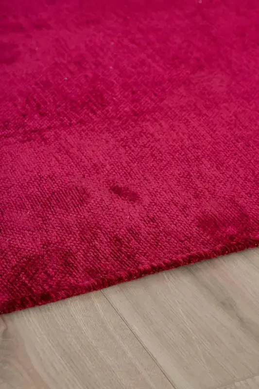 Moreno Viskon Dokuma Halı Kaymaz Taban Yıkanabilir Mürdüm Mutfak Halısı 1139-Mürdüm - 7