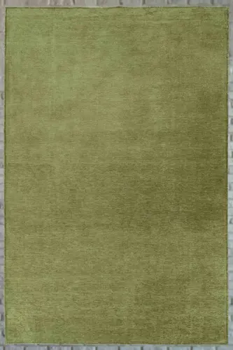 Moreno Viskoz To'qima Gilam Sirpanmas Taban Yuvish Mumkin Yashil Oshxona Gilami 1140 - LORENTE HOME (1)