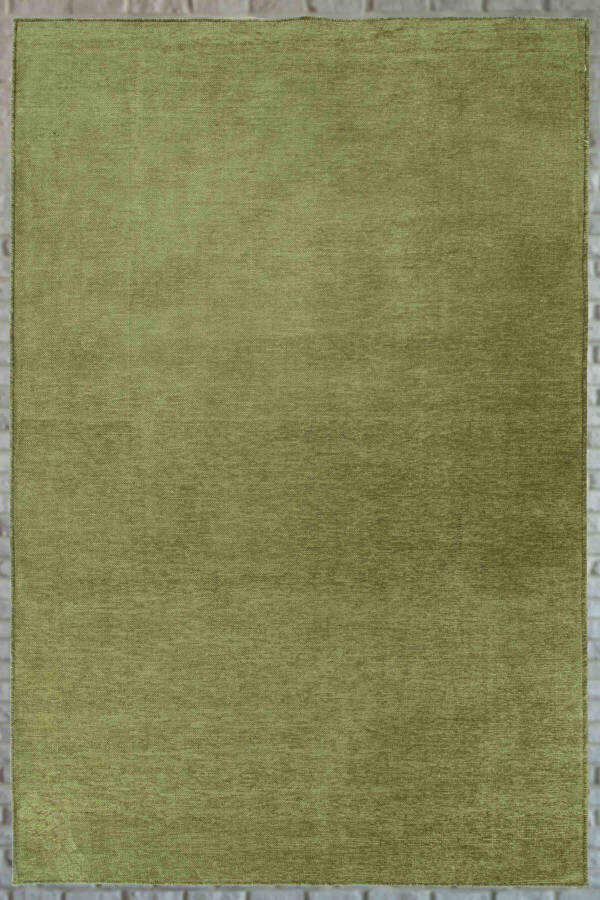 Moreno Viskoz To'qima Gilam Sirpanmas Taban Yuvish Mumkin Yashil Oshxona Gilami 1140 - 11