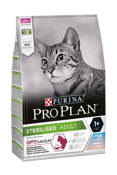 Morina + Alabalıklı Kısırlaştırılmış Kedi Maması 10 kg - PRO PLAN