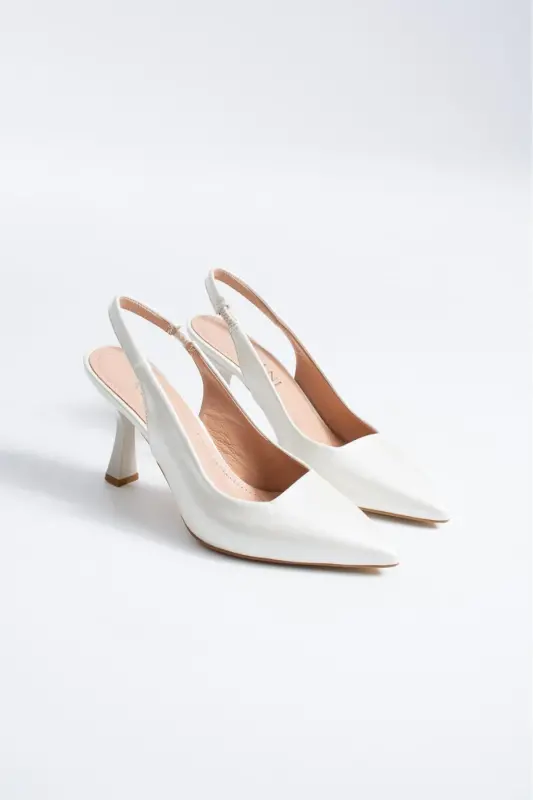 MORLY Pointed Closed Toe Stiletto Heel Bridal Shoes 8.5CM - RUXENE