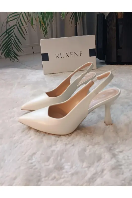 MORLY Pointed Closed Toe Stiletto Heel Bridal Shoes 8.5CM - 6