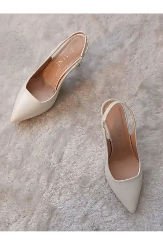 MORLY Uchli Yopiq Burunli Kadeh To'piqli Stiletto 8,5CM To'y Poyafzali - 6