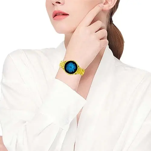 Mosonio Samsung Galaxy Watch 8/7/6 Kordonları 40mm/44mm ile Uyumlu, Kadınlar için 20mm Bling Metal Kordonlar ve Bling Koruyucu Kapak Kılıfı, Günlük Kullanım için Parlak Saat Yedek Kayışı - 5