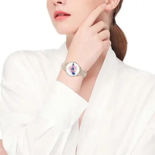 Mosonio Совместим с Samsung Galaxy Watch 7/6 Bands 40mm/44mm, 20mm Bling Metal Bands with Bling Protective Cover Case for Women, Shiny Watch Replacement Strap for Daily Wear - 12