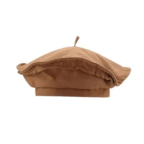 MOSSTYUS Ayollar To'r Yengil Beret Gul Naqshli Teshikli Shlyapa Nafas Oluvchi Fransuz Beret Beanie Shlyapa Bahor Yoz uchun Qalpog'i 