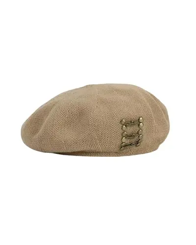 MOSSTYUS Ayollar To‘r Yengil Beret Gullar O‘yilgan Shlyapa Nafas Oluvchi Frantsuz Beret Beanie Shlyapa Bahor Yoz uchun - 3