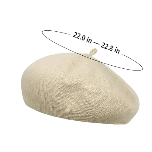 Women Beret Hat French Parisian Style Beanie Hats Vintage Painters Cap Artist Hat - 4