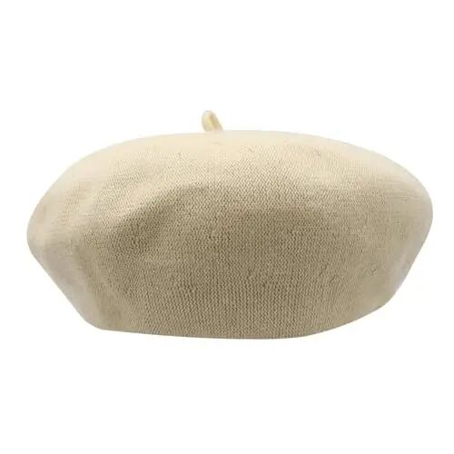 MOSSTYUS Women Lace Lightweight Beret Floral Hollow Out Hat Breathable French Beret Beanie Hat Cap for Spring Summer - WOMEN (1)