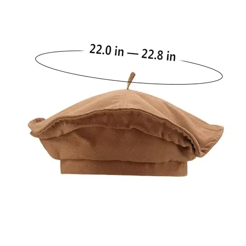 MOSSTYUS Women Lace Lightweight Beret Floral Hollow Out Hat Breathable French Beret Beanie Hat Cap for Spring Summer - 7
