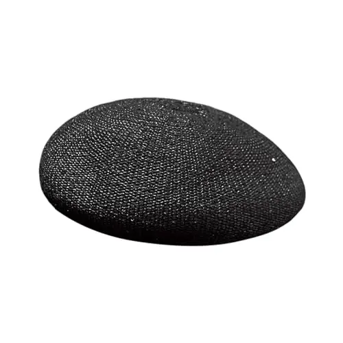 MOSSTYUS Women Lace Lightweight Beret Floral Hollow Out Hat Breathable French Beret Beanie Hat Cap for Spring Summer - 6