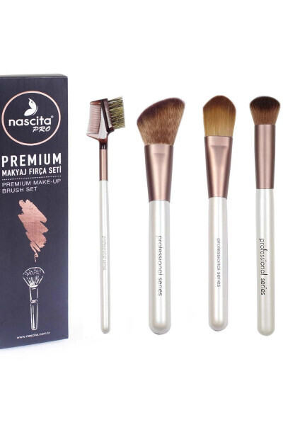 Most Loved Makeup Brush Set of 4 - NASCITA