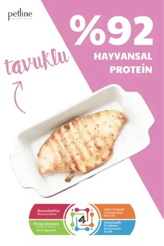 Mother & Baby Tovuq Go'shti bilan Kattalar va Kichkina Mushuklar uchun Oziq-ovqat 1,5 Kg - 3