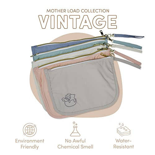 Mother Load Diaper Bag Organizer Pouches Durable Nylon & Performance Mesh - 3