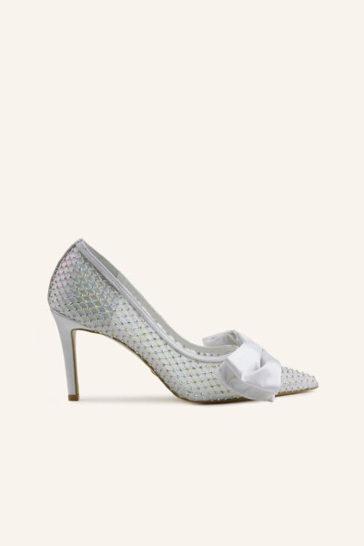 Mother-of-Pearl Heel Bridal Shoes - 13