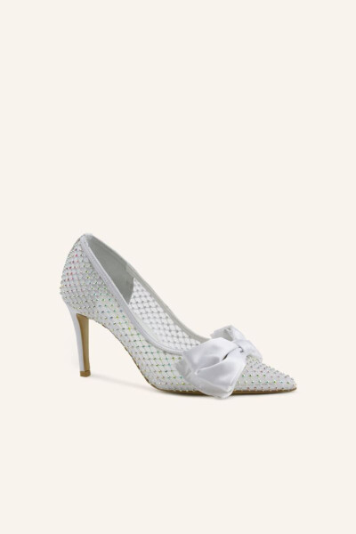 Mother-of-Pearl Heel Bridal Shoes - 14