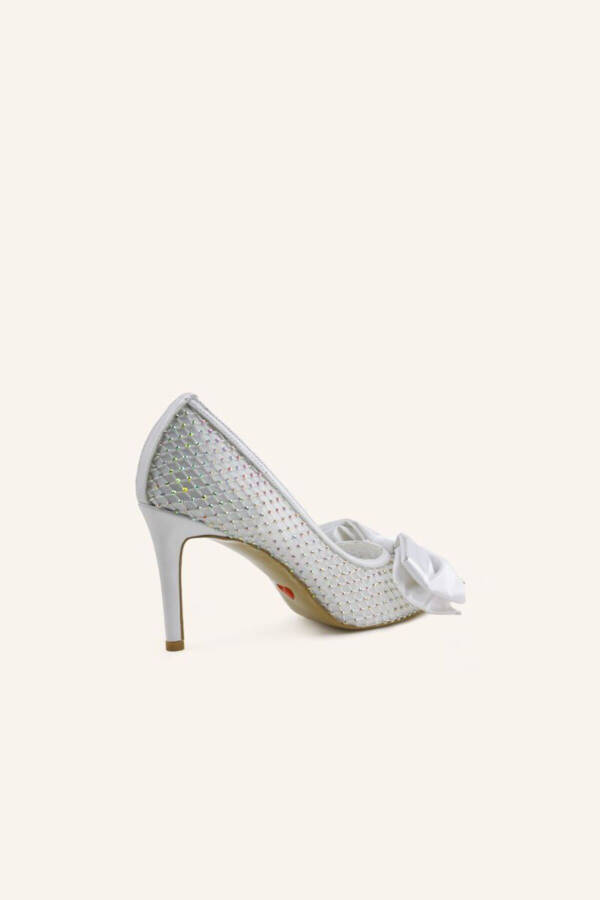 Mother-of-Pearl Heel Bridal Shoes - 16