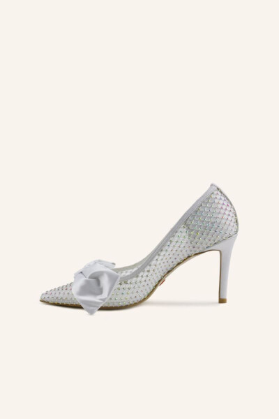 Mother-of-Pearl Heel Bridal Shoes - 12