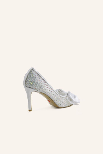 Mother-of-Pearl Heel Bridal Shoes - 8