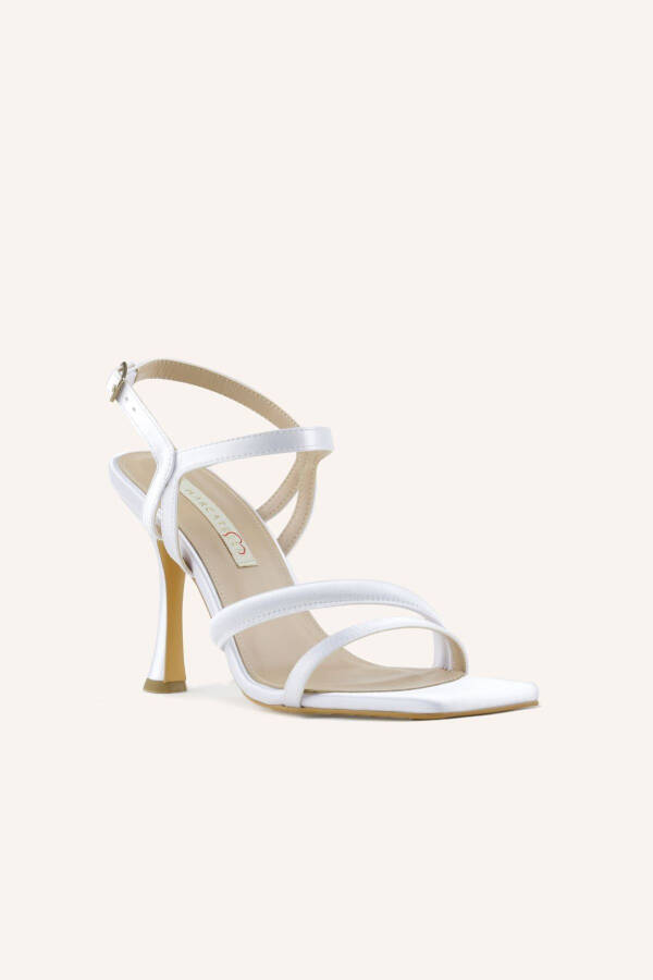 Mother of Pearl Satin Karoline Bridal Shoes - 14