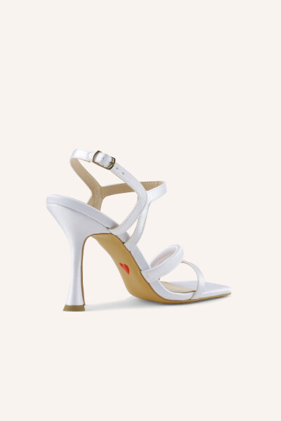 Mother of Pearl Satin Karoline Bridal Shoes - 16