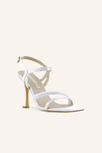 Mother of Pearl Satin Karoline Bridal Shoes - MARCATELLI (1)