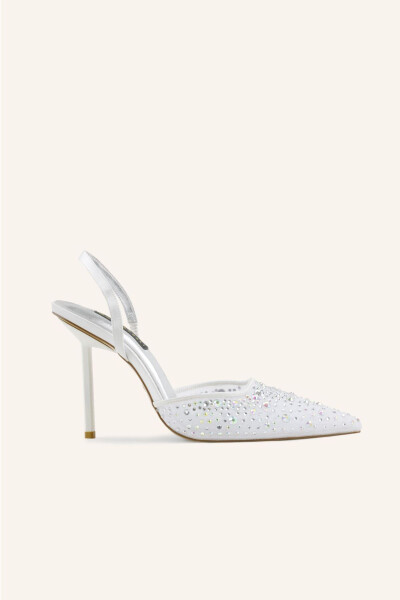 Mother of Pearl Satin Mathilda Bridal Shoes - 13