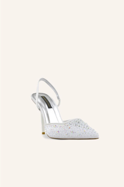 Mother of Pearl Satin Mathilda Bridal Shoes - 14