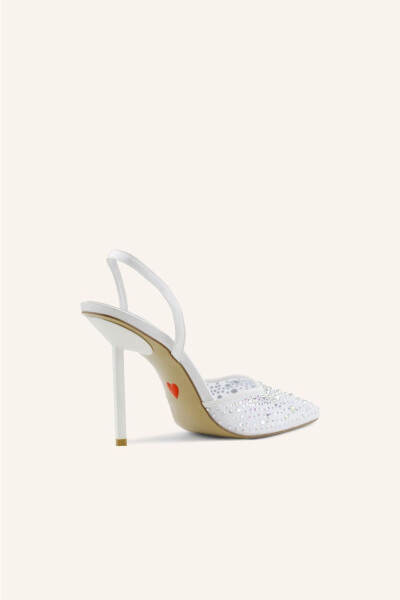 Mother of Pearl Satin Mathilda Bridal Shoes - 16