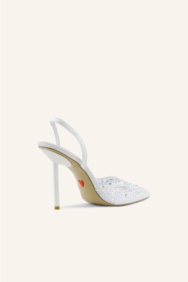 Mother of Pearl Satin Mathilda Bridal Shoes - 8