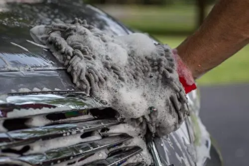 MOTHERS 968801 Premium Chenille Car Wash Mitt - Scratch & Lint Free - MOTHERS (1)