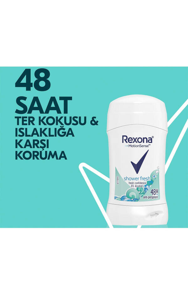 Motion Sense Ayollar uchun Stick Deodorant Shower Fresh 48 soat Himoya 40 g X 2 dona - 11