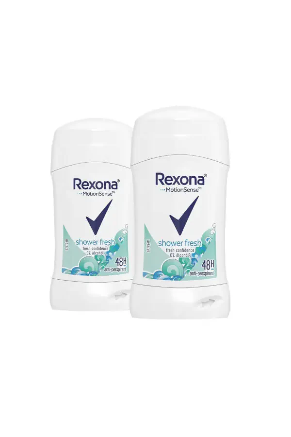Motion Sense Women's Stick Deodorant Shower Fresh 48 Hour Protection 40 g X 2 Pack - 10