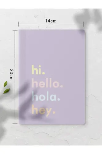 Motivasyon Çizgisiz Defter Seti - 4 Adet - 14cm*20cm - 64 Sayfa-Renkli V - 6