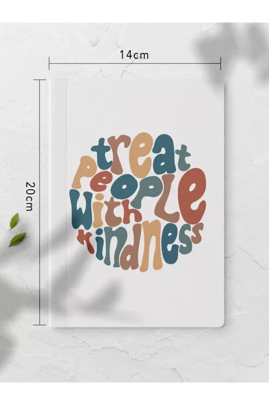 Motivating Unlined Notebook Set - 4 Pieces - 14cm*20cm - 64 Pages-Colorful VIII - 5