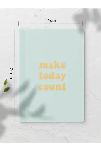 Motivation Blank Notebook Set - 4 Pieces - 14cm*20cm - 64 Pages - Colorful - 3