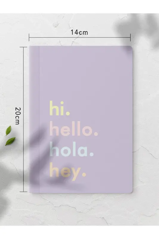 Motivation Blank Notebook Set - 4 Pieces - 14cm*20cm - 64 Pages - Colorful - 6