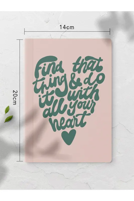 Мотивирующий Набор Тетрадей без Линий - 4 Штуки - 14см*20см - 64 Страницы - Цветной VIII - 4